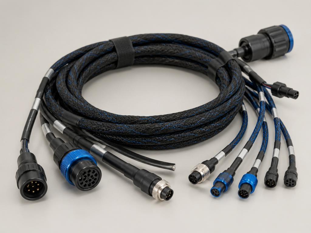 Custom Harnesses — example robotics parts
